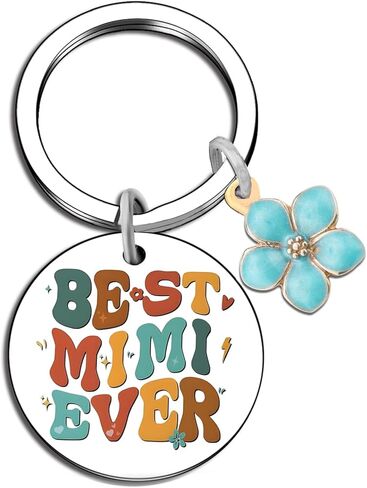 Mimi Gifts for Grandma Birthday Gifts for Mimi Grandma Gift from Grandkids Gigi Gift for Grandma Nana Nanny Granny Keychain Christmas Stocking Stuffers for Grandma from Granddaughter in Saudi Arabia