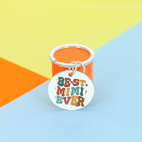 Mimi Gifts for Grandma Birthday Gifts for Mimi Grandma Gift from Grandkids Gigi Gift for Grandma Nana Nanny Granny Keychain Christmas Stocking Stuffers for Grandma from Granddaughter in Saudi Arabia