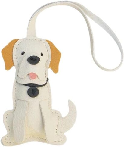 LRTJ Leather Dog Keychain for Handbag, Cute Bag Accessories for Backpack, Purse Charms for Tote Bag for Women in Kuwait