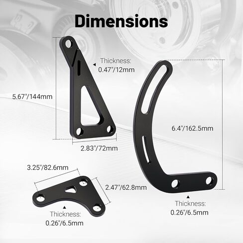 مجموعة دعامة توجيه كهربائية لمولد كهربائي SBC قابل للتعديل من الألومنيوم لكتلة صغيرة LWP Chevy، متوافقة مع 305 327 350 V8، ومضخات المياه الطويلة وأنظمة الحزام V in Kuwait