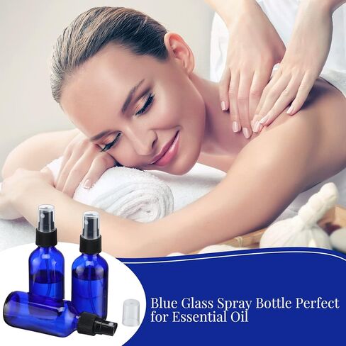 Eccliy 32 Pcs Glass Spray Bottles 2 oz for Essential Oils Small Fine Mist Refillable Mini Liquid Cosmetic Spray Bottles Containers for Travel Cleaning Skin Care Plants in Saudi Arabia