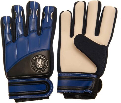 Hy-Pro Officially Licensed Manchester City F.C. Soccer Goalkeeper Gloves – Youth, Size 7, Goalie, Man City, with Strong Palm Grip for High Performance, Boys and Girls in Saudi Arabia