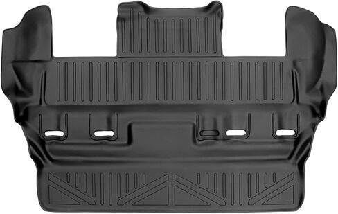 MAXLINER All Weather Custom Fit Cargo Trunk Liner Floor Mat Behind 2nd Row Black Compatible with 2015-2020 Tahoe/Yukon/Escalade in Saudi Arabia