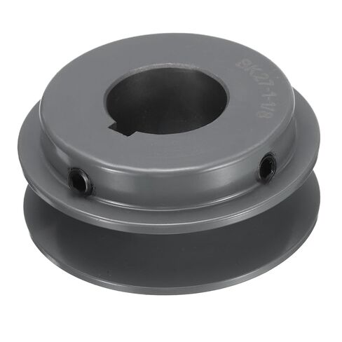 uxcell BK36-1 1/8 V-Belt Sheave 1-1/8"Bore 3.75"OD Single Groove Web Sheave Bored-to-Size Sheave, Cast Iron, Belt Section for 3L or B Belt in Saudi Arabia