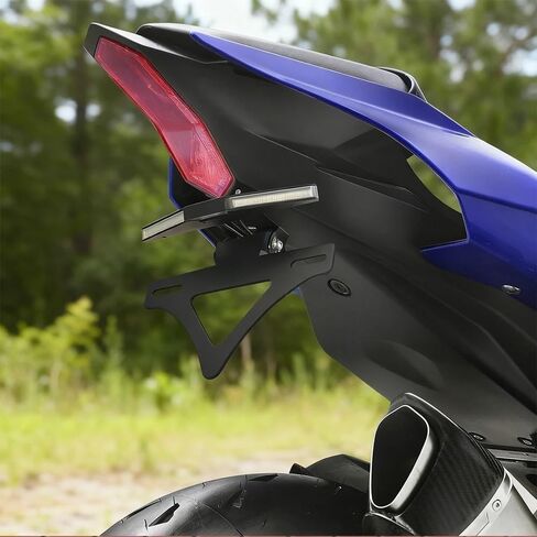 Fit for YAMAHA YZF R1 2021-2025 Motorcycle Integrated License Plate Holder with LED Turn Signal Light Tail Tidy Modified Part Fender Eliminator Kit Rear Frame Tailstock Bracket in Kuwait