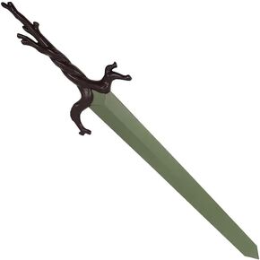 Fantasy PU Foam Sword for Cosplay Adventure Style Finn Foam Sword - Demon Blood Sword Red Grass Sword Green Scarlet Sword Cosplay Prop Collectible Gift for Halloween and Xmas in Kuwait