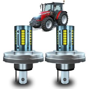 LED Bulbs for John Deere Ford Massey Ferguson Tractor Headlights,P45T White led bulb 300% Super Brighter Chips LED Bulb for Motorcycle Light,6000K.2PCS in Kuwait