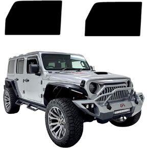 طبقة تظليل نافذة مسبقة القطع DIY لتناسب 2011-2017 Jeep Wrangler ذات 4 أبواب للسائق وعامل نوافذ الركاب تناسب 5% 15% 20% 35% 50% ظلال ملونة تحجب 99% من الأشعة فوق البنفسجية مقاومة للخدش (20% مطابقة للخلف) in Kuwait