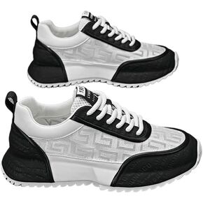 أحذية رياضية عصرية للرجال - أحذية كاجوال خفيفة الوزن قابلة للتنفس وغير قابلة للانزلاق مع أربطة، أحذية خارجية مناسبة لجميع المواسم in Kuwait