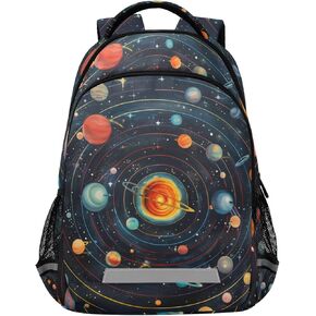 MNSRUU Laptop Backpack with Chest Strap, Green Moth School Backpack, Travel Hiking Bag for Boys Girls Teen College Adult, Rucksack Knapsack in Kuwait