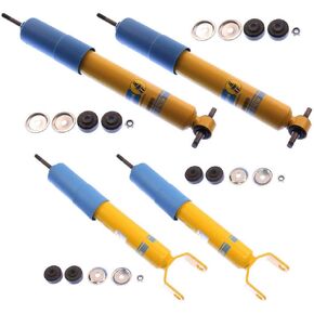 Bilstein 24-029759 & 24-029766 Front and Rear B6 Performance Suspension Strut Assemblies Fits 1997 2004 Corvette Convertible w/o Electronic Suspension in Kuwait