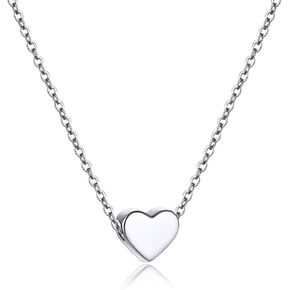 PROSILVER 925 Sterling Silver Necklace for Women | Dainty Delicate Adjustable Choker with Heart/Star/Moon/Vertical Bar Pendant, Hypoallergenic Tarnish Resistant Everyday Jewelry Gift for Her in Kuwait
