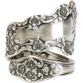 925 silver sunflower spoon ring in Kuwait