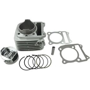 مجموعة حلقات المكبس لحشية اسطوانة أجزاء المحرك، مقاس التجويف 66 مم طقم حلقة المكبس مناسب لسوزوكي DF200 DR200 GS200 200cc 1996-2009 in Kuwait