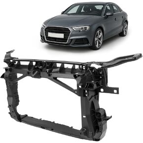 Radiator Support Compatible with 2015-2020 Audi A3 S3 Quattro Replacement for AU1225134 8V0805588 Plastic Black in Kuwait