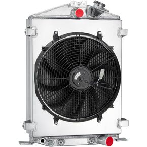 4 Row Aluminum Radiator For 1932 Ford Model BB Base 3.3L l4 GAS Engine AT Radiators 32 in Kuwait