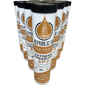 EP0 Cornhead Hydroxystearate شحم الليثيوم 10x14oz مع قبعات حماية الشحن. الاستبدال المباشر لـ Mobilux EP0 | ليثيوم 12 هيدروكسي ستيرات I شبه سائل | الضغط الشديد. in Kuwait