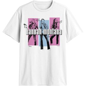 Disney Hannah Montana Miley Cyrus Vintage Style Butterfly Adult T-Shirt in Saudi Arabia