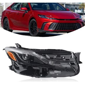 Right Single Lens Headlights Assembly Compatible with 2024 2025 Toyota Camry SE LE Headlamp Right Passenger Side Replacement 81110AQ010 in Kuwait