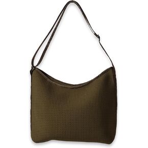 POPUPS Hobo Crossbody Bag - Adjustable, Washable Neoprene Messenger with Interior Pocket and Zipper Closure (14" x 6" x 10") in Kuwait