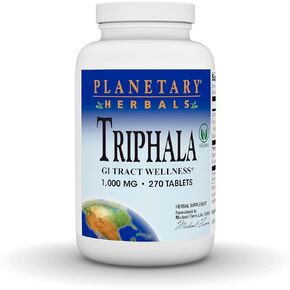 Planetary Herbals Triphala 1000mg - 270 Tablets in Kuwait