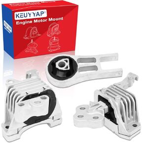 3Pcs Engine Motor Mount Compatible with Chrysler 200 V6 3.6L 2015-2017 & for Jeep Cherokee V6 3.2L 2014-2022 Transmission Mount Set, Replace A5825, A5824, A5752 in Kuwait