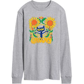 Pete The Cat - إطار رائع - تي شيرت برسومات للرجال بأكمام طويلة in Kuwait