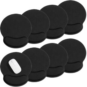 8PCS mouse pad with wrist support ergonomic mouse pad with wrist rest gel waterproof surface mouses pads wrists rest for desk Portable Comfortable Mousepad for Computer,Laptop,Non-Slip Base in Kuwait