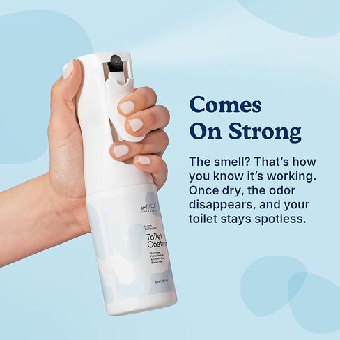 spotLESS MATERIALS Toilet Coating, Toilet Coating Spray for Ceramic and Porcelain, Water Repellent Barrier, Helps Reduce Scrubbing and Cleaning Time, PFAS Free Bathroom Essential, Cleaning Supplies in Saudi Arabia
