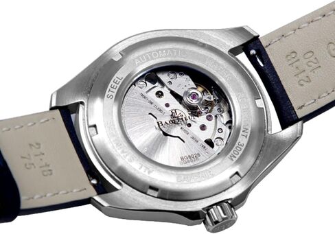 Mens Automatic Watch, Luminous Submarine & Wave Dial, Japanese Movement Miyota 8215-42mm Stainless Steel Case, Ceramic Bezel, Calfskin Strap & Bracelet- Christmas Gift for Men in Saudi Arabia