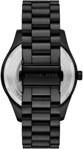 Michael Kors Men's Watch, Lexington Automatic Black Stainless Steel Watch for Men in Saudi Arabia