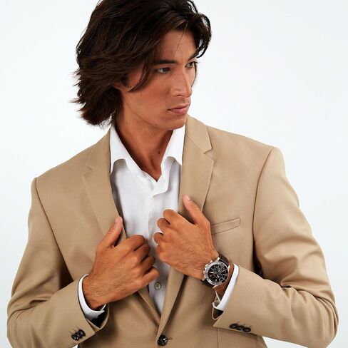 Maserati Limited Edition Men’s Watch, Chronograph, Analog, Leather Strap, Waterproof, Competition Collection - R8871600001 in Kuwait