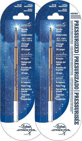 Fisher Space Pen Fine Point Pressurized Cartridge Refill, Black Ink, 2 Pack in Kuwait