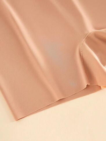 Women Seamless Boyshort Panties Ice Silk Breathable Mid Waist No Show Underwear with Cotton Gusset in Saudi Arabia