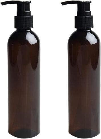 حاوية زيت الجسم، موزع زيت الجسم مع مضخة لوشن، بلاستيك مانع للتسرب وخالي من مادة BPA، قطعتان in Kuwait