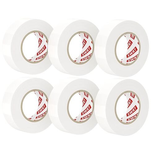 SWRT 6 Pack Black Electrical Tape Waterproof, 0.75 in x 66 FT Professional Grade UL/CSA Listed High Temp Electric Tape Under 600V for All Weather - UV Protection - Flame Retardant in Kuwait