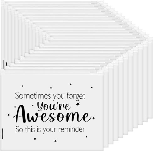 200 Pcs Inspirational Gifts for Women Bulk - EVA Cosmetic Makeup Bags with Zipper, You Are Awesome Travel Toiletry Pouch for Nurse, Teacher Appreciation & Birthday Christmas Gift (8 x 6 Inch) in Kuwait