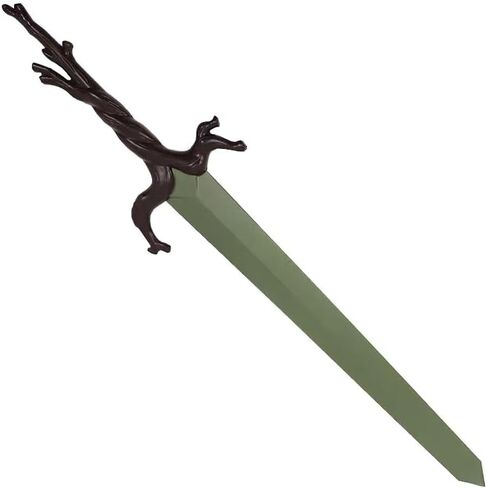 Fantasy PU Foam Sword for Cosplay Adventure Style Finn Foam Sword - Demon Blood Sword Red Grass Sword Green Scarlet Sword Cosplay Prop Collectible Gift for Halloween and Xmas in Kuwait