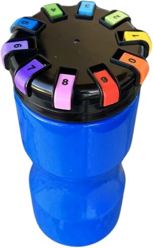 Classic - 32oz Reusable Locking Bottle Patented Anti-Drink Spiking Technology, Drink Spiking Prevention (Blue, 32 oz) in Saudi Arabia