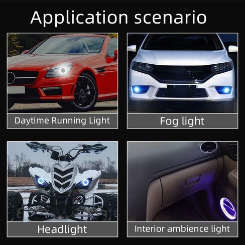مجموعة واحدة من Grandview 70 مم متعددة الألوان RGB LED حلقات هالة COB 72SMD للهواتف الذكية iOS Android App بلوتوث التحكم في السيارة عيون الملاك حلقة دائرية مصباح أمامي أضواء النهار الجري (DRL) 12 فولت in Kuwait