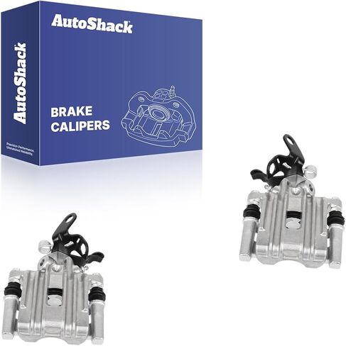 AutoShack Rear Brake Calipers Left & Right Replacement for 2012-2018 Volkswagen Jetta 2013-2019 Volkswagen Beetle 2010-2013 Audi A3 2-PC Set in Saudi Arabia