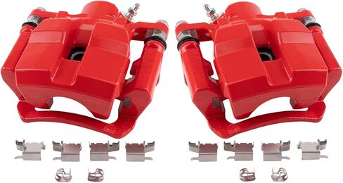 Performance Rear Driver and Passenger Side Brake Caliper Set Caliper Brackets Hardware Compatible with 10-12 Lexus RX350 13-15 RX350 excluding Japan Built Models 14-19 Toyota Highlander in Saudi Arabia