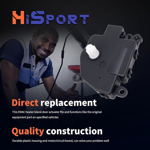 مشغل باب مزيج سخان HiSport HVAC BE8Z19E616A - متوافق مع Ford Fiesta 2011 2012 2013 2014 2015 2016 2017 2018 - استبدال 604-251 in Kuwait