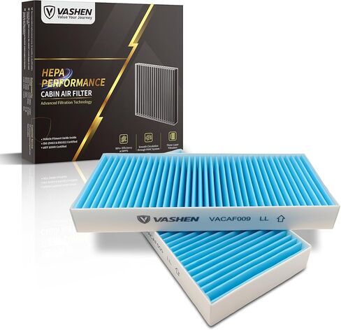 CF10388 Cabin Air Filter, Fit for Nissan Armada 2005-2015, Titan 2004-2015, NV2500 NV3500 2012-2014, for Infiniti QX56 2004-2010 - Skyblue Composite Media in Kuwait