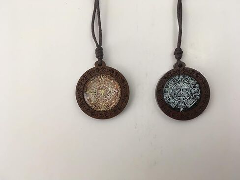 Mayan Calendar Necklace Aztec Necklace Pendant Jewelry - TWO Necklaces in Saudi Arabia