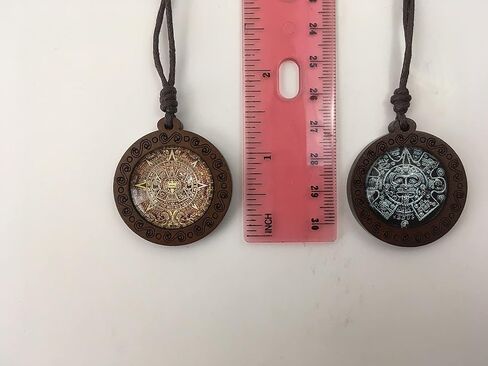 Mayan Calendar Necklace Aztec Necklace Pendant Jewelry - TWO Necklaces in Saudi Arabia
