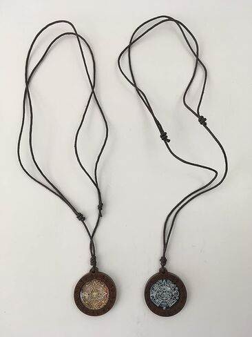 Mayan Calendar Necklace Aztec Necklace Pendant Jewelry - TWO Necklaces in Saudi Arabia