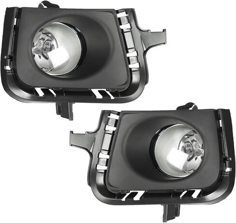 Silscvtt 2Pcs Fog Lights Assembly Replacement for 2012 2013 2014 Prius C Clear Lens W/Wiring Harness and Switch Left+Right Side in Saudi Arabia