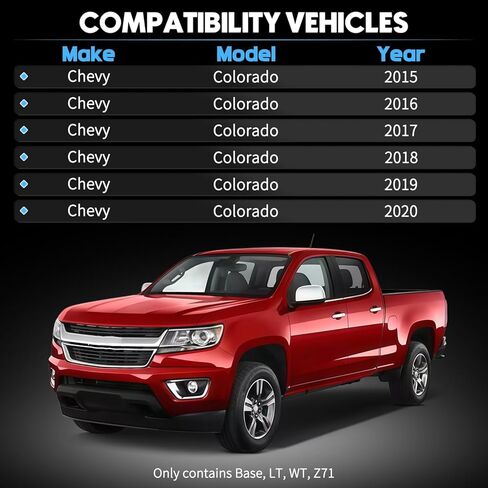 84219415 زوج إطار أمامي للمصد الأمامي مناسب لشيفي شيفروليه كولورادو 2015-2020 للمصابيح الأمامية ذات الدعم السفلي وحشو الزينة يستبدل 84219416 GM1038273 GM1039273 in Kuwait