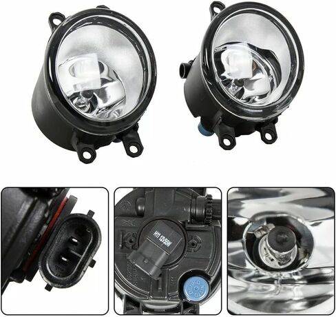 Front Bumper Fog Light Lamps Halogen Fit For 2012 2013 2014 T0y0ta Camry SE,8121006071,8122006071,Left&Right in Kuwait
